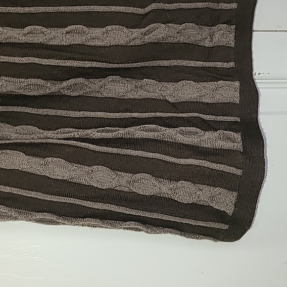 Y2K mossimo wool blend midi skirt‎ Two toned browns designs size Small - Picture 3 of 16